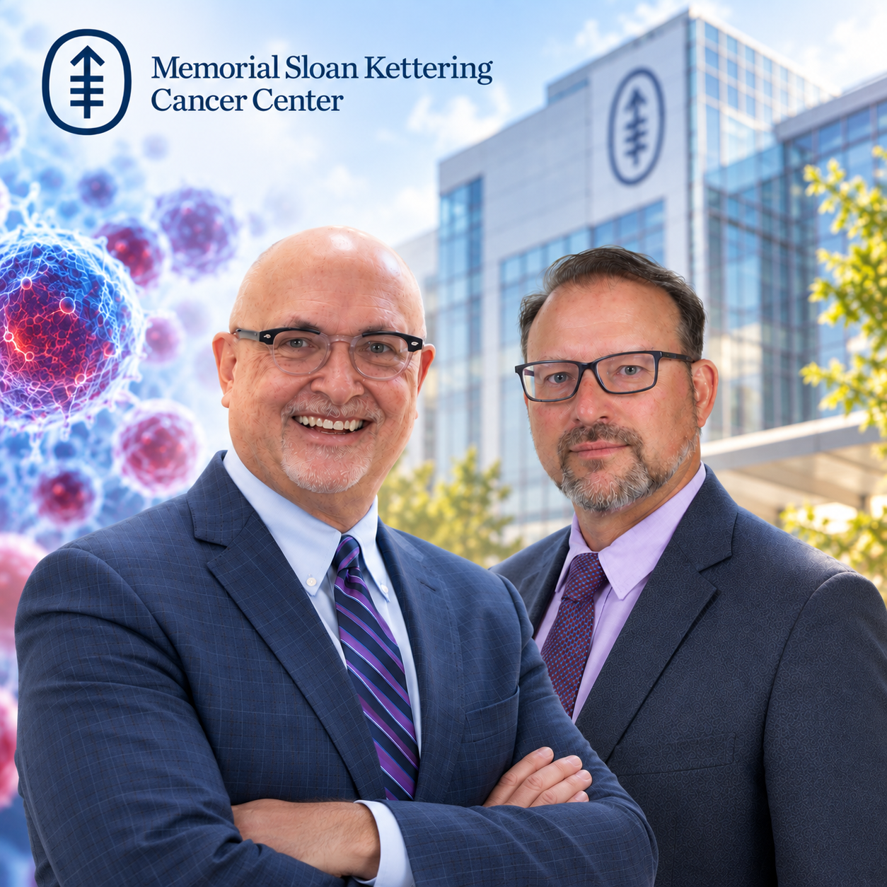 Course directors David Ilson, MD, PhD and Paul Hamlin, MD at Memorial Sloan Kettering Cancer Center